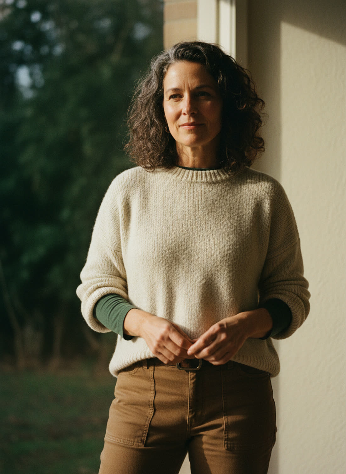 A confident woman cared for at Vida's women's care in Burke, VA